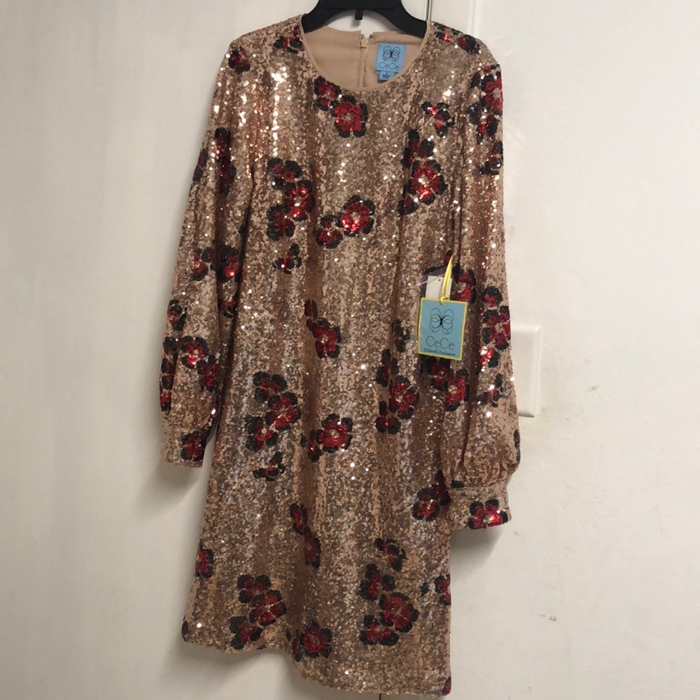 DRESS ( CECE Floral print dress) - Picture 3 of 4